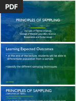 Principles of Sampling