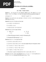 Algebra (University) Exercises