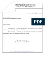 01.1 Ofício de Encaminhamento - Modelo Preenchido