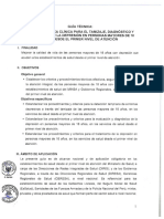 GPCL para El Tamizaje, Diagnóstico y Tratamiento de La Depresión en Mayores de 18 Años, Desde El 1er Nivel de Atención