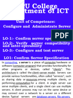 Configure and Administer Server