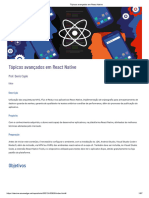 Tópicos Avançados em React Native