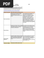 Product Competency Matrix