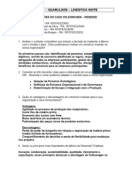 QUESTÕES DO CASO VOLKSWAGEN - Bruno - Hiago - Murilo - Igor