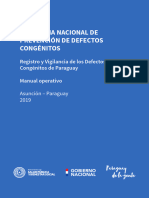 Programa Nacional de Prevención de Defectos Congénitos