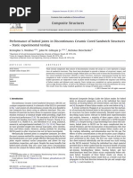 Performance of Bolted Joints in Discontinuous Ceramic Cored Sandwich Structures