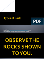 LESSON 4 - Types of Rocks