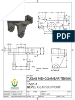 TASK 3. 3 BEVEL GEAR SUPPORT Drawing v8 ASNI