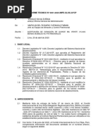 Informe de Aceptacion de Donacion