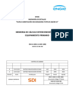 Memoria de Cálculo Interconexión Entre Equipamiento Primario