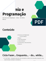 11 - Ciclos Do While e Menus - Algoritmia e Programação