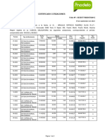 Certificado de Cotizaciones AFPModelo