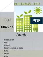 Green Buildings: Leed: Group 8