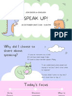 Speak Up! Jom Skor A+