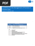 Guidelines For The Management of Psoriasis in Primary Care v12