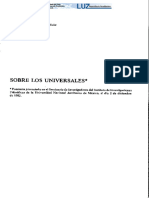 Adolfo García Díaz - Sobre Los Universales