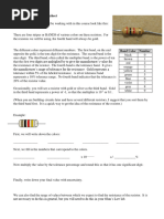 Resistor Color Code Worksheet