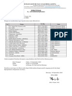 Surat Tugas Karyawan Pelatihan