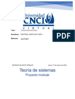 Teoria de Sistemas Proyecto Modular CRISTHIAN