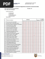 Tabulación Entrevista Socio Emocional