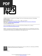 Joshi (1991) A Model of Users Perspective On Change