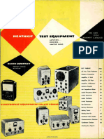 Heathkit Test Equipment 1954