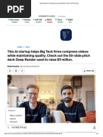 Deep Render - AI Startup Secures $9 Million With This Pitch Deck