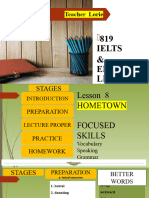 Lesson 8 IELTS LESSON