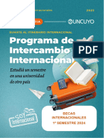 Convocatoria de BECAS Movilidad Estudiantil 2024-1