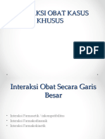 Interaksi Obat Kasus Khusus