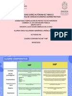 Cuadro Comparativo NIF y NIIF