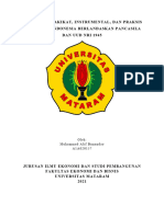 Bagaimana Hakikat, Instrumental, Dan Praksis Demokrasi Indonesia Berlandaskan Pancasila Dan Uud Nri 1945-Muhammad Alif Bimanday-A1a020157-D