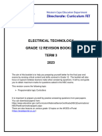 Electrical Technology Revision Pack Term 3