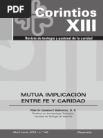 GELABERT BALLESTER, M. Mutua Implicacion Entre Fe y Caridad. 2013