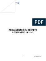 Reglamento Del D.L. #1147