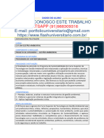 Projeto de Extensão I - Gestão Ambiental