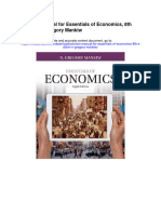 Solution Manual For Essentials of Economics 8th Edition N Gregory Mankiw