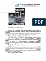 Sistemas de Inyección Electrónica Clasificación