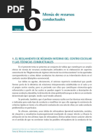 Menús de Recursos Conductuales: El Reglamento de Régimen Interno Del Centro Escolar Y Las Técnicas Conductuales