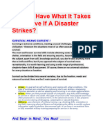 22 SURVIV SALES-LETTER - Do You Have What It Takes To Survive If A Disaster Occurs