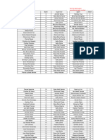 Excel Test - Data Entry - Recruitment