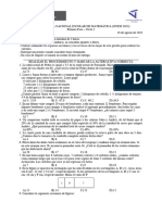 Xix Olimpiada Nacional Escolar de Matemática F1N1