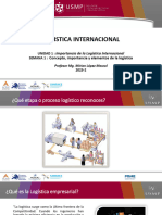 Semana 1 - Concepto, Importancia y Elementos de La Logistica Internacional