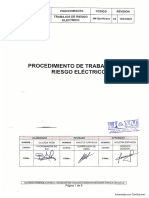 Procedimiento de Trabajo de Riesgo Electrico