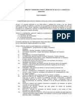 Reglamento de Tránsito y Transporte para El Municipio de Saltillo, Coahuila de Zaragoza