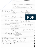 Chemical Equilibrium Solution