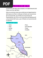 Provincia de Calca