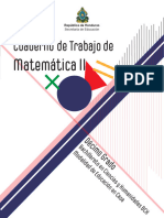 Cuaderno de Trabajo Matematica II 10 Grado