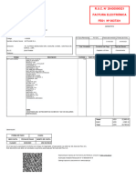 R.U.C. #20430500521 Factura Electrónica FE01 #0037301