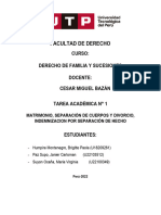 Tarea Academica #1 - Derecho de Familia